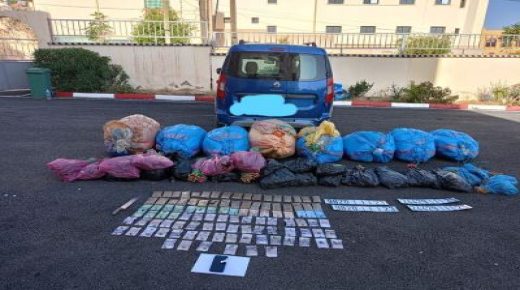 ميدلت – درك ميدلت يحجز مخدرات؛ وسيارة مزورة ومبلغ مالي ويوقف شخصين .